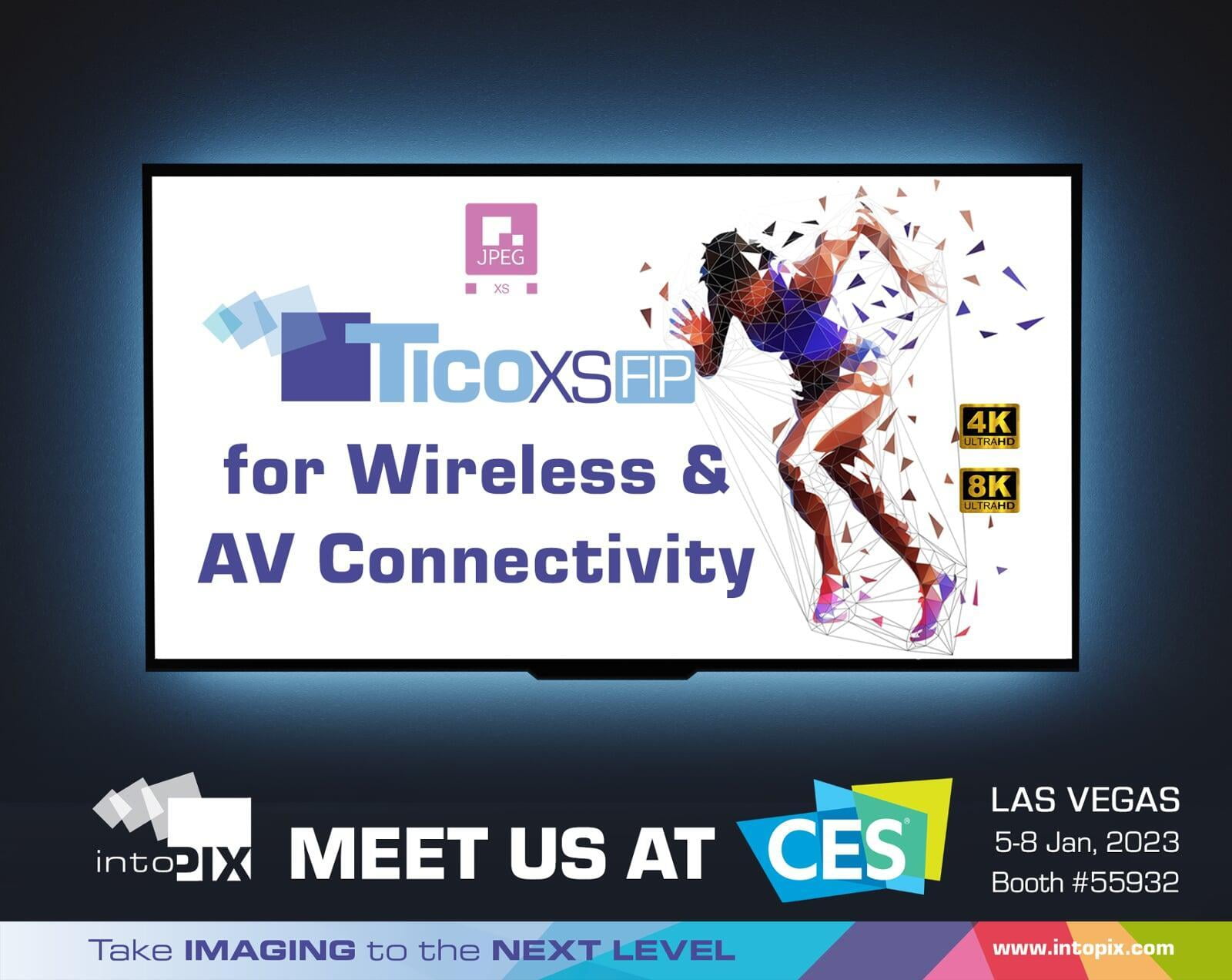 intoPIX Showcases Ultra-low Latency Wireless Display Concept at CES Las Vegas 2023 